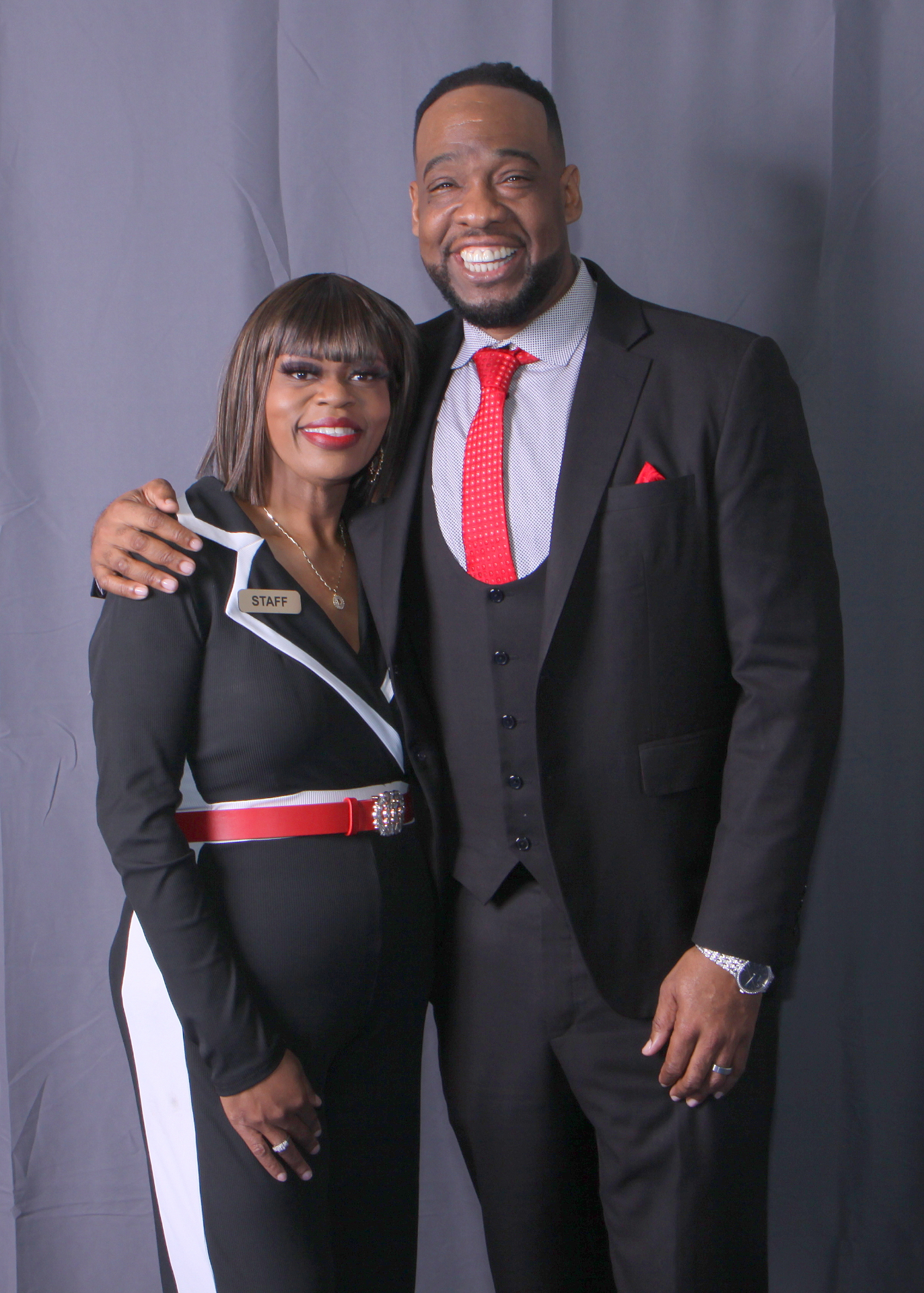 Pastor Henderson with Lisa