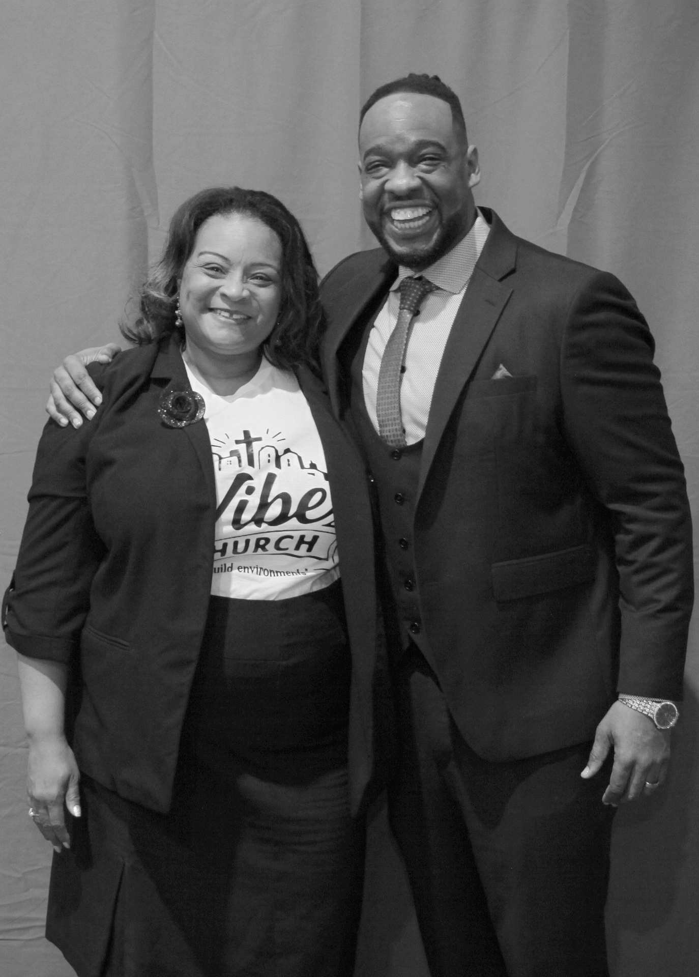 Pastor Henderson with Patrice