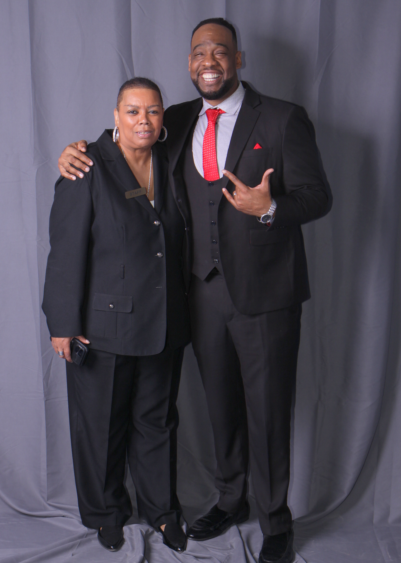 Pastor Henderson with Wilma